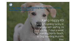 Desktop Screenshot of kamphappyk9.com